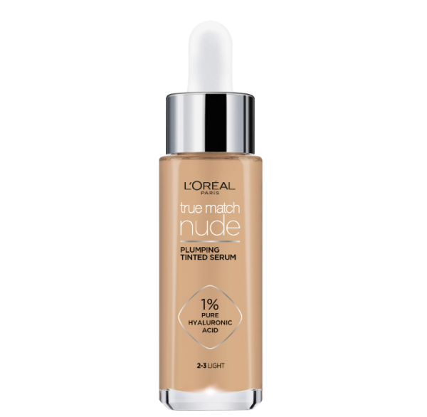 Serum redensificator infuzat cu pigmenti L'Oreal Paris True Match Nude 2-3 Light, 30 ml